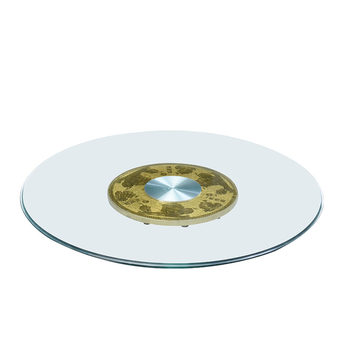 ໂຕະຮັບປະທານອາຫານ turntable glass round table turntable base dining table dining glass turntable round table tempered glass home