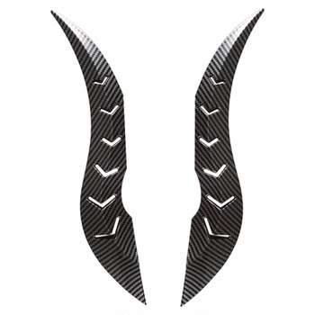 Longjiao roof decoration zero head mark arc light speed flow fin cool roof wing car exterior decoration ornament