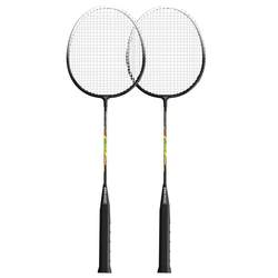 Badminton racket genuine men and women adult ultra -light whole carbon professional double -shot children students durable integrated set