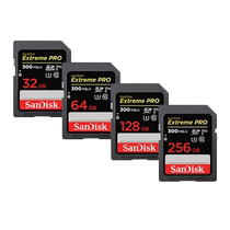 (Self-operated) SanDisk SD card 64G 128G 256G high speed V90 SLR camera storage memory card 8K