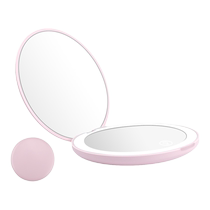 lde lighted makeup mirror home student portable makeup mirror female dormitory portable folding double-sided small mirror 1102