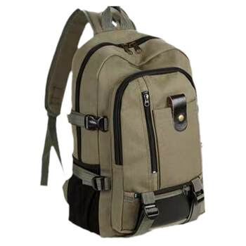 Men's backpack, student schoolbag, durable and large capacity