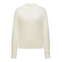 Disennis 2023 winter quiet luxury style half turtleneck bottoming sweater with long sleeves and cashmere sweater