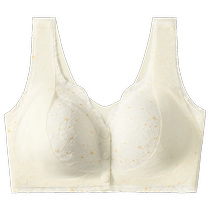 Mothers underwear womens front-button bra without rims vest style push-up pull-up one-cup bra for middle-aged and elderly women thin