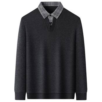 Lomon men's fashionable and versatile knitted sweater made of sheep wool Lomon men's fashionable and versatile knitted sweater made of sheep wool