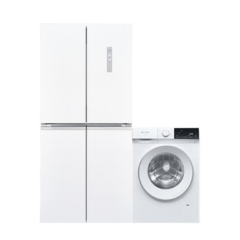 Siemens cross door refrigerator + 10kg washing machine