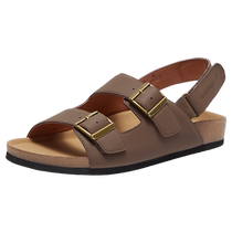 Embrace of the Wind Hush Puppies Shopping Mall Same Style 2024 Summer New Birkenstock Beach Sandals Mens Leather Sandals N1R03BL4