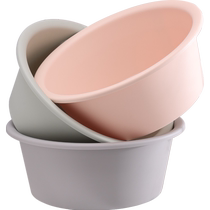 35CM washbasin thickened round plastic basin laundry basin vegetable basin home thickened basin 1 piece