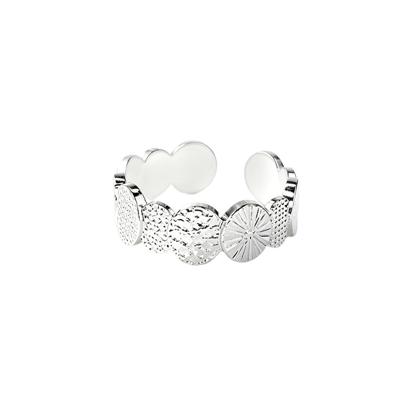 December Flower Goddess pure silver 999.9 women's ring