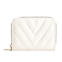 Lambskin accordion card holder for women multi-card slots anti-theft anti-degaussing bank card holder high-end and exquisite card holder