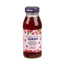Italian imports Garry ZUEGG pomegranate juice drinks 125ml * 6 bottles of anthocyanin concentrated juice drinks
