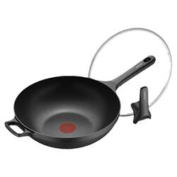 Supor Non-Stick Frying Pan, Flat-Bottomed Wok for Home Use, Suitable for Induction Cookers and Gas Stoves, Non-Stick Frying Pan for Cooking