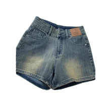 Retro American denim shorts for women in summer thin large size high waist slimming tight hip-hugging pants hot girl a-line hot pants