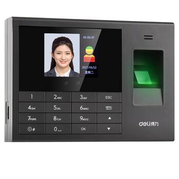 Deli employee’s cloud time and attendance clock machine for commuting to and from get off work