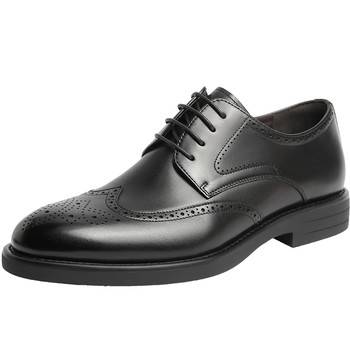 Belle brogue carved casual business formal leather shoes