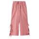 Gelatopique loose slit checked trousers