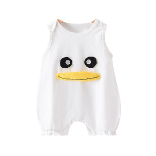 Baby Sleeveless One-piece Summer Thin Air-Conditioning Pajamas