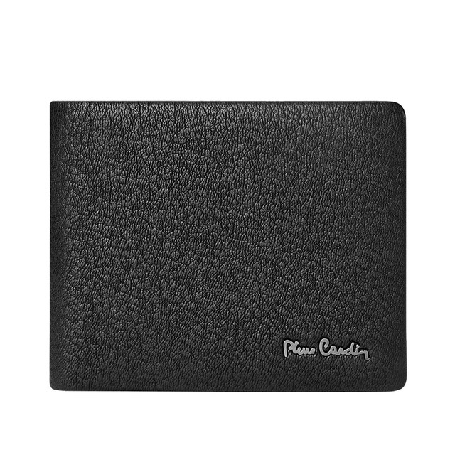 Pierre Cardin wallet short men's business high-end luxury leather wallet new style leather wallet
