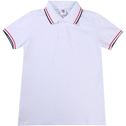 Children's school uniforms boys and girls short-sleeved T-shirts POLO shirts for boys, middle and large students, white cotton college children's clothing