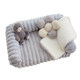 Removable and washable four-season thickened non-collapse pet sofa bed