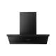 Small black mirror L1P top side integrated large suction