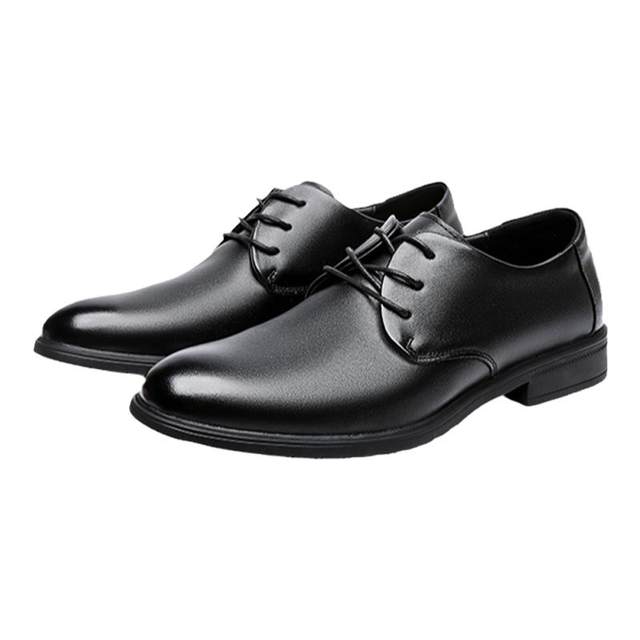Spider King Men's Business Formal Groom's Leather Shoes