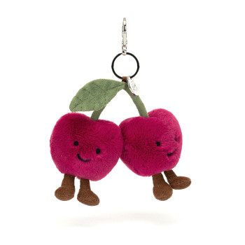 British jellycat ມ່ວນ cherry bag charm pendant keychain plush doll toy ຂອງຂວັນວັນເກີດ