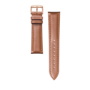 First layer cowhide genuine leather watch strap with soft dw pin buckle