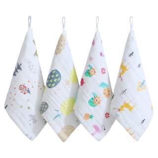 6-layer high-density infant and toddler cotton square towel small towel