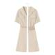 Environmentally friendly, simple and durable clothes dustproof cover Apricot rain
