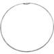 Stainless steel large circle rope with protective keychain