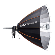 Godox PF-S series professional studio deep mouth parabolic deep polished soft light box dimming zoom accessories soft light cover grid grid soft light yarn original focusing long pole studio lamp connection seat bracket