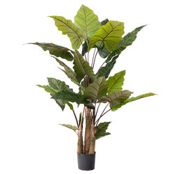 Simulated Green Plant Potted Landscaping, Simulated Plant Floor Decoration, Window Display Ornaments, Fake Trees, Living Room Indoor Fake Green Plants