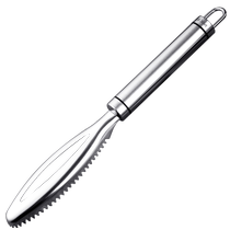 Fish scale scraper 304 stainless steel fish scale remover scale brush household tool fish killing knife 723