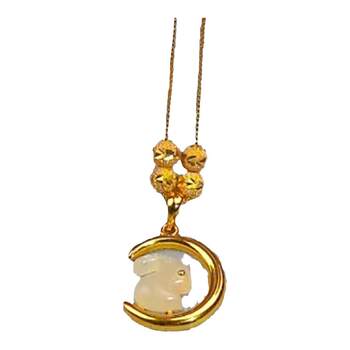 Douyin’s same style tanabata moon rabbit exclusive joy necklace
