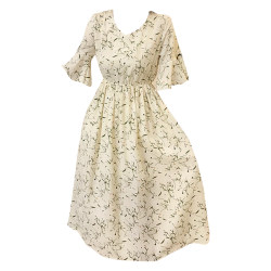 Maternity Wear, Summer Dress, Summer Short-Sleeved Nursing Clothes, Mid-Length Thin Loose Large Size Tops and Skirts for Going Out