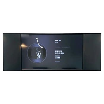 85/100-inch suspended tv background wall embedded stainless steel tv niche custom metal cabinet with sealing plate