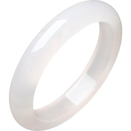 Bracelet en calcédoine blanche au clair de lune, bénédiction du samedi, large bande blanche translucide, nouveau style chinois, style national, cadeau de Noël pour ma petite amie