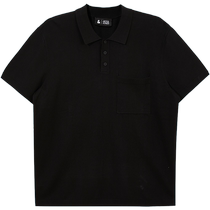 Jack Jones Autumn New Mens Regular Versatile Knitted Lapel Versatile Comfortable Patch Pocket POLO Shirt for Men