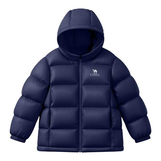 小骆驼儿童羽绒服男童2025新款保暖防寒中大童加厚亲子装女童外套