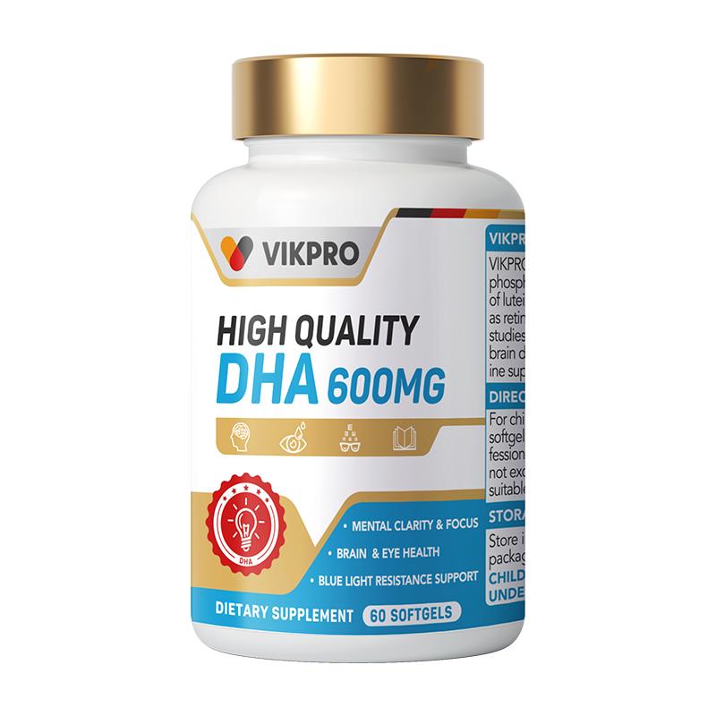 German VIKpro high content DHA fish oil 60 capsules