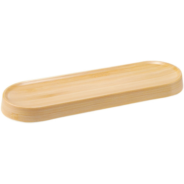 Metamine tableware long strip plate creative shrimp slip fat beef
