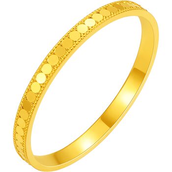 Saturday fortune 5g pure gold geometric ring gold priced exploding sparkle women’s ring holiday gift