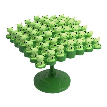 Frog balance tree ເກມດຸ່ນດ່ຽງຂອງເດັກນ້ອຍ Jenga ຄວາມເຂັ້ມຂົ້ນຂອງຫຼິ້ນແນວຄິດການສຶກສາສໍາລັບເດັກນ້ອຍຊາຍແລະເດັກຍິງພໍ່ແມ່ເດັກນ້ອຍ