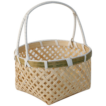 Bamboo trunk carrying basket hollow storage basket