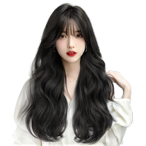 Curly hair wig sheet a piece of wig female long hair three-piece haircut Fluffy U Type Hair-sheet Hairless Joint Hair