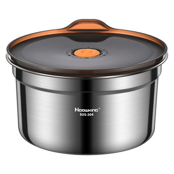 304 stainless steel onion, ginger and garlic crisper box for chopped green onion storage