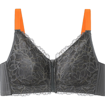 Nanjiren underwear for women with large breasts and small breasts gathering and shrinking secondary breasts anti-sagging adjustable front zipper bra thin style