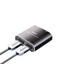 White Spider HDMI switcher two-in-one-out splitter one-to-two high-definition cable connection to computer two-way conversion display screen TV one-in-two-out one-to-two expansion line splitter