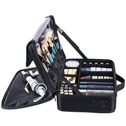 Niceland Cosmetic Bag Women's Portable Large-Capacity Professional Makeup Artist and Cosmetics Cosmetics Bag Tattoo Tool Box